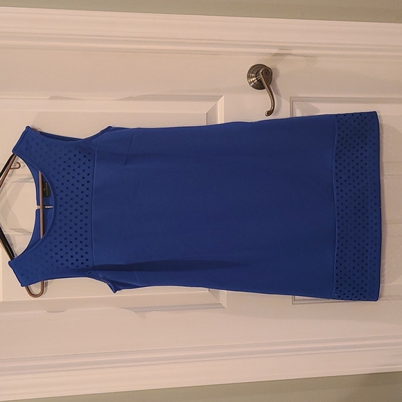 Worthington Blue Dress with cutout detail - Picture 1 of 7